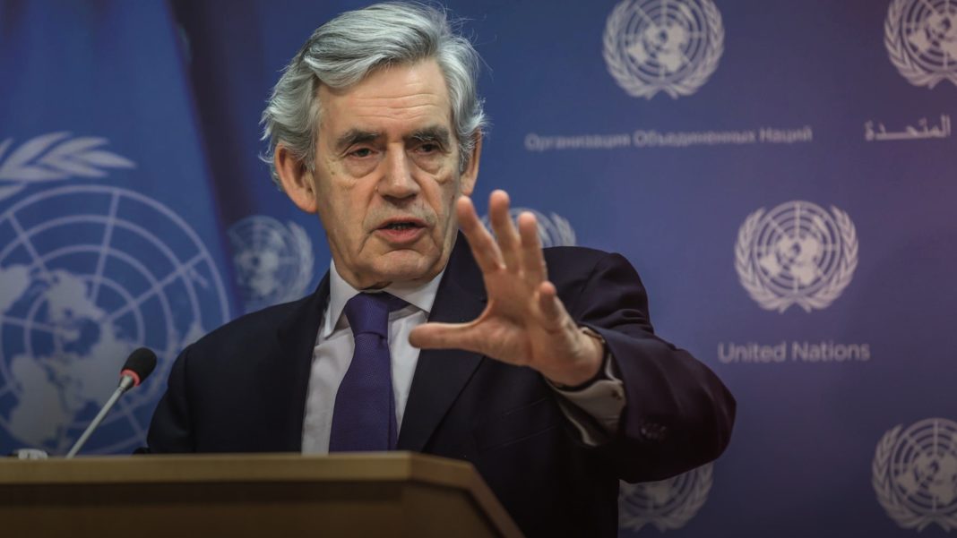 Gordon Brown Voices Support of One World Government