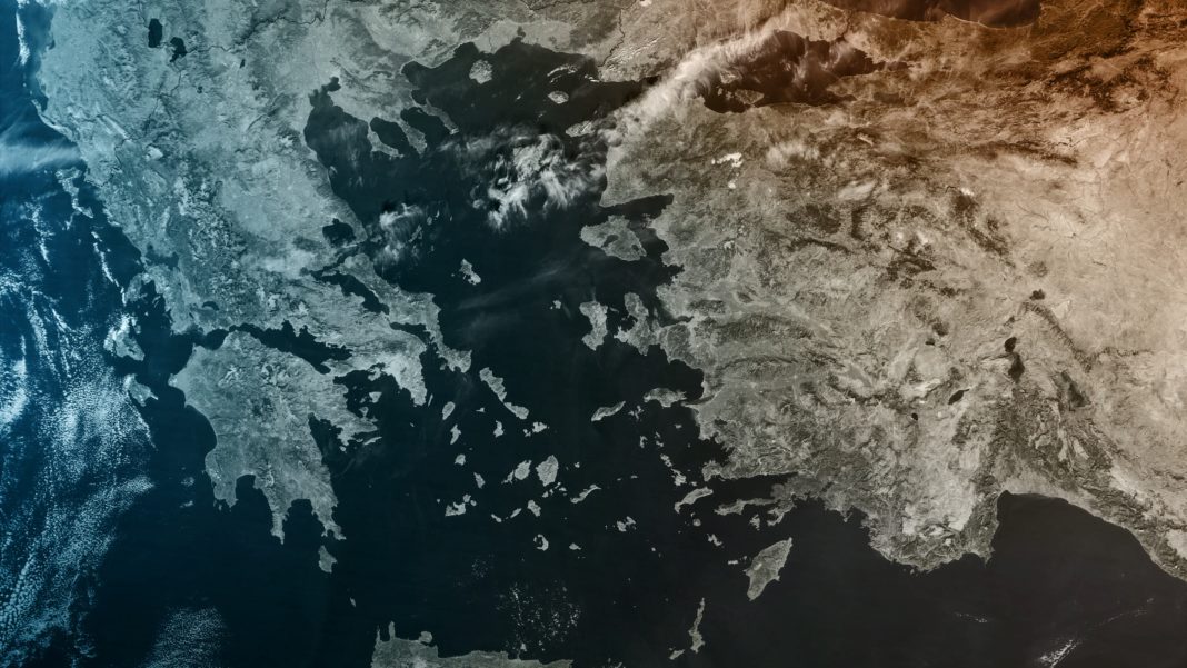 Turkey, Greece from space