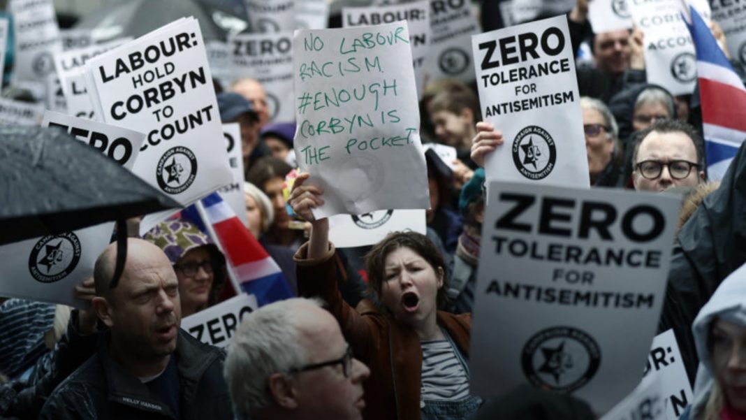 Labour Party Anti-Semitism Protest