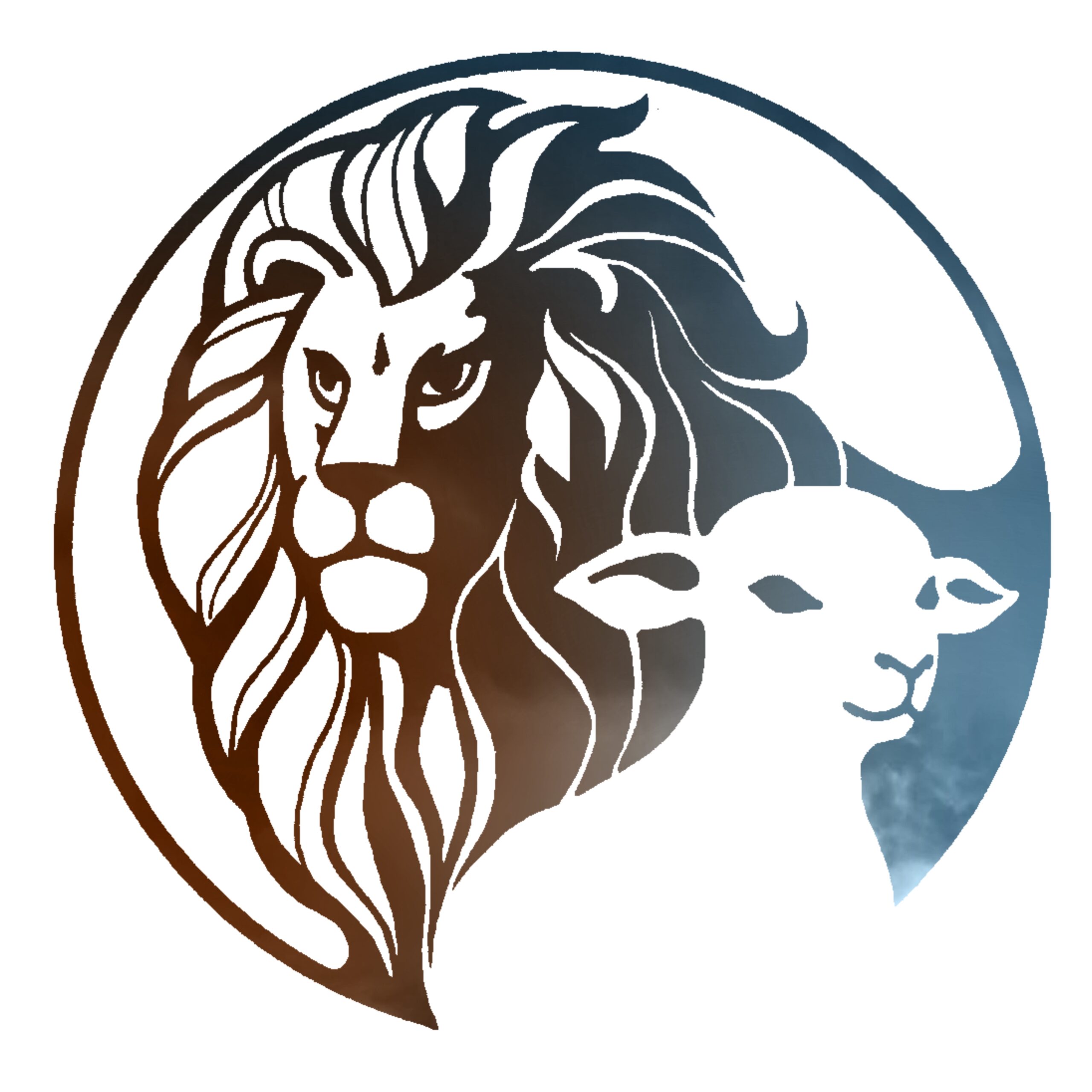 Christ in Prophecy - Lion and Lamb - Logo