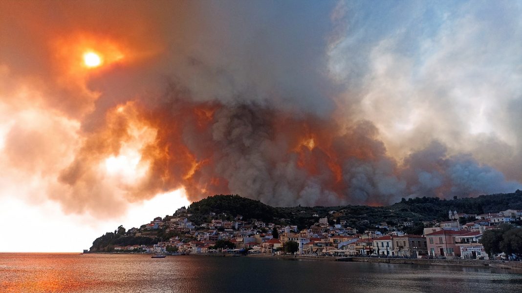 wild fires Greece