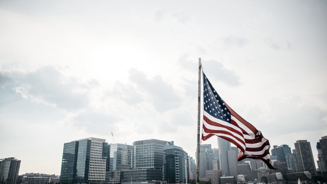 American Flag, United States, City