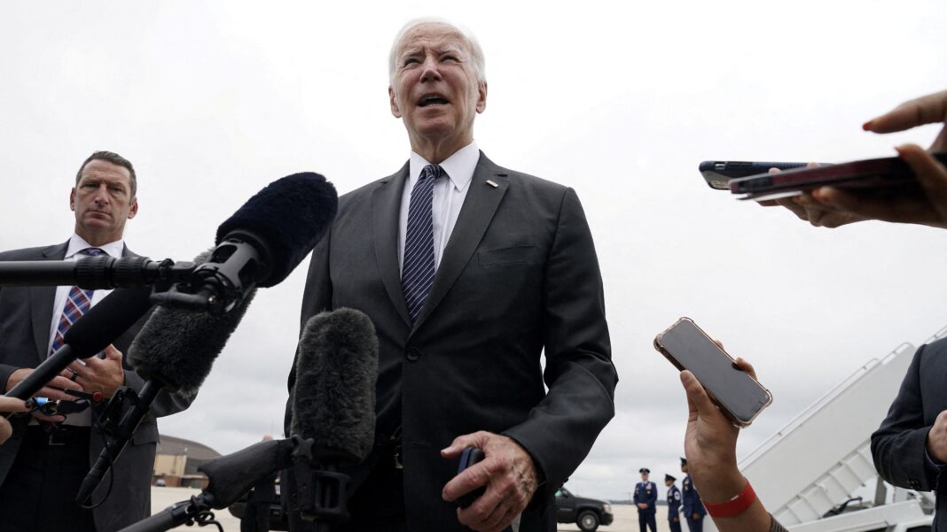 file photo: biden departs from joint base andrews in maryland