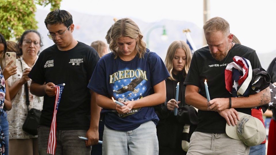 charlie kirk vigil
