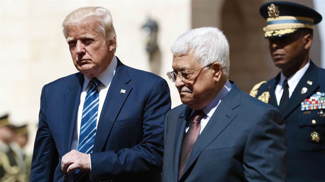 Donald Trump, Palestinian Authority President PA mahmoud abbas