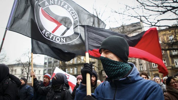 march against fascism krakow poland december 16 2017