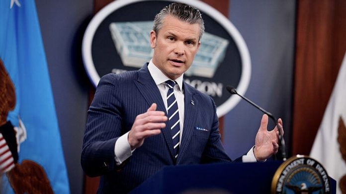 dod secretary hegseth and chairman of the joint chiefs caine brief on iran strike