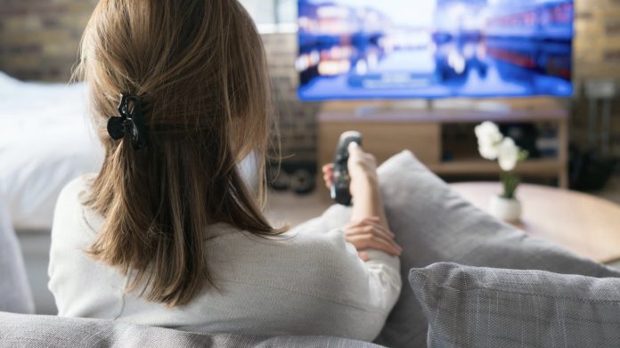 watching tv 2