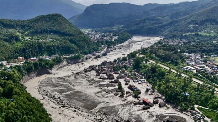 nepal flash floods