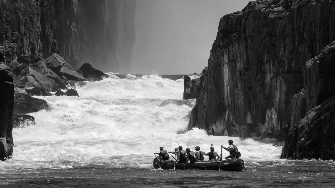 rafting whitewater rapid