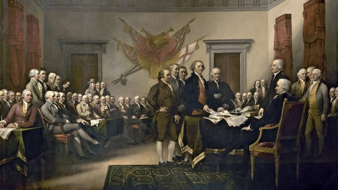 declaration of independence canvas rotunda john trumbull july 4 1776